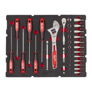Milwaukee 4932480717 - Set di cricchetti e bussole da 1/4