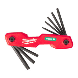 Milwaukee 4932480979 - Set chiavi Torx pieghevoli - 8 pezzi