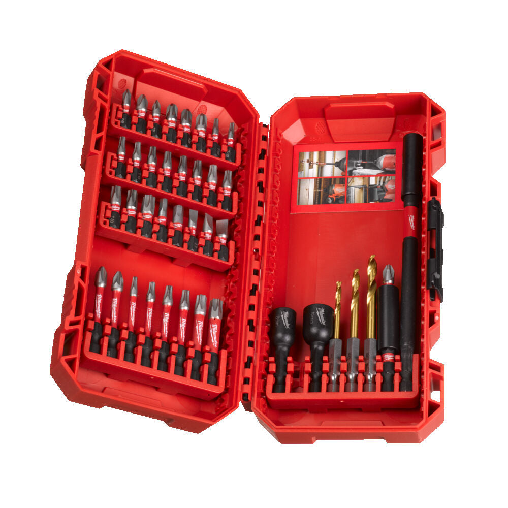 Milwaukee Shockwave set di inserti per avvitatura/foratura - 40 pezzi