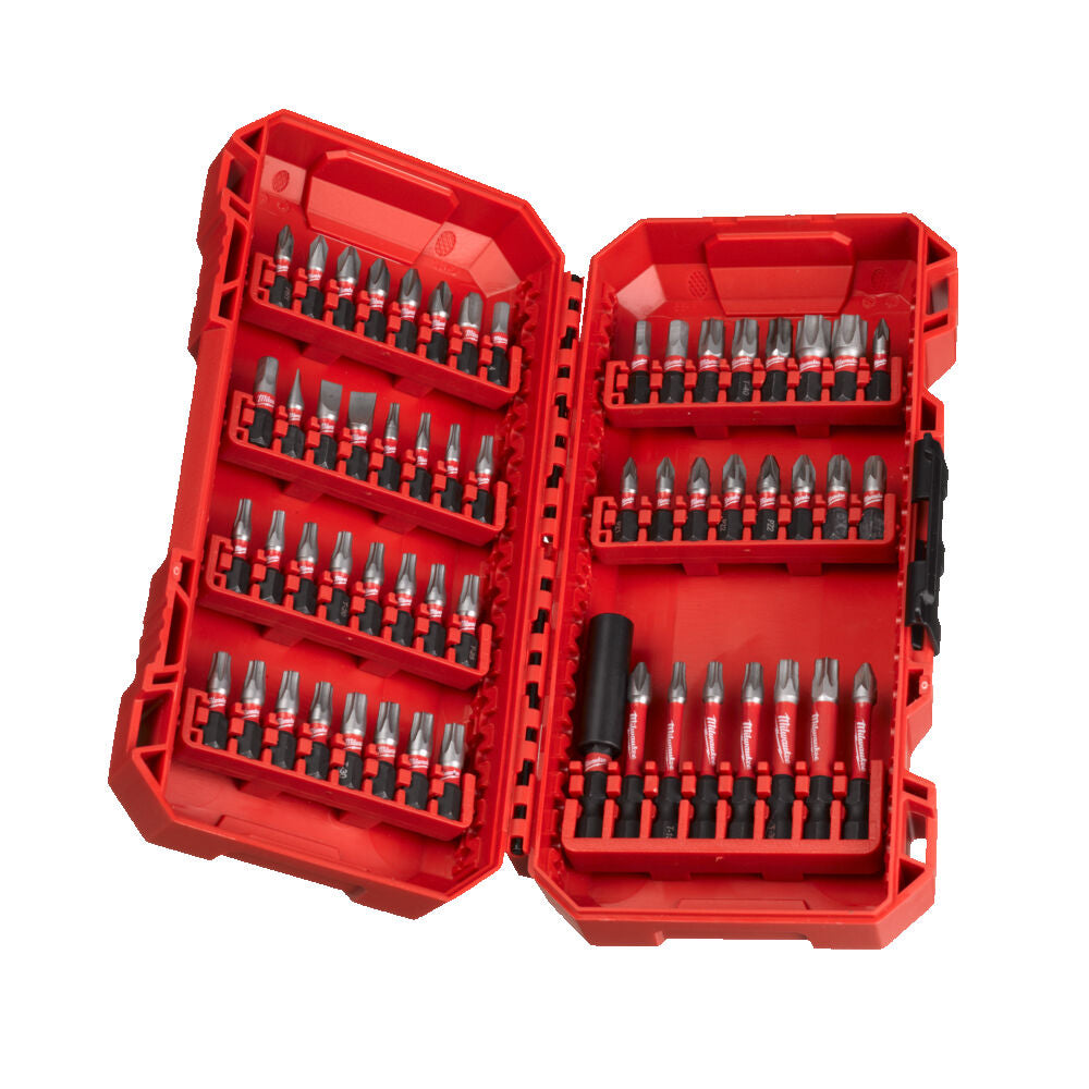 Milwaukee set inserti per avvitare Shockwave - 56 pezzi - cod.4932492006