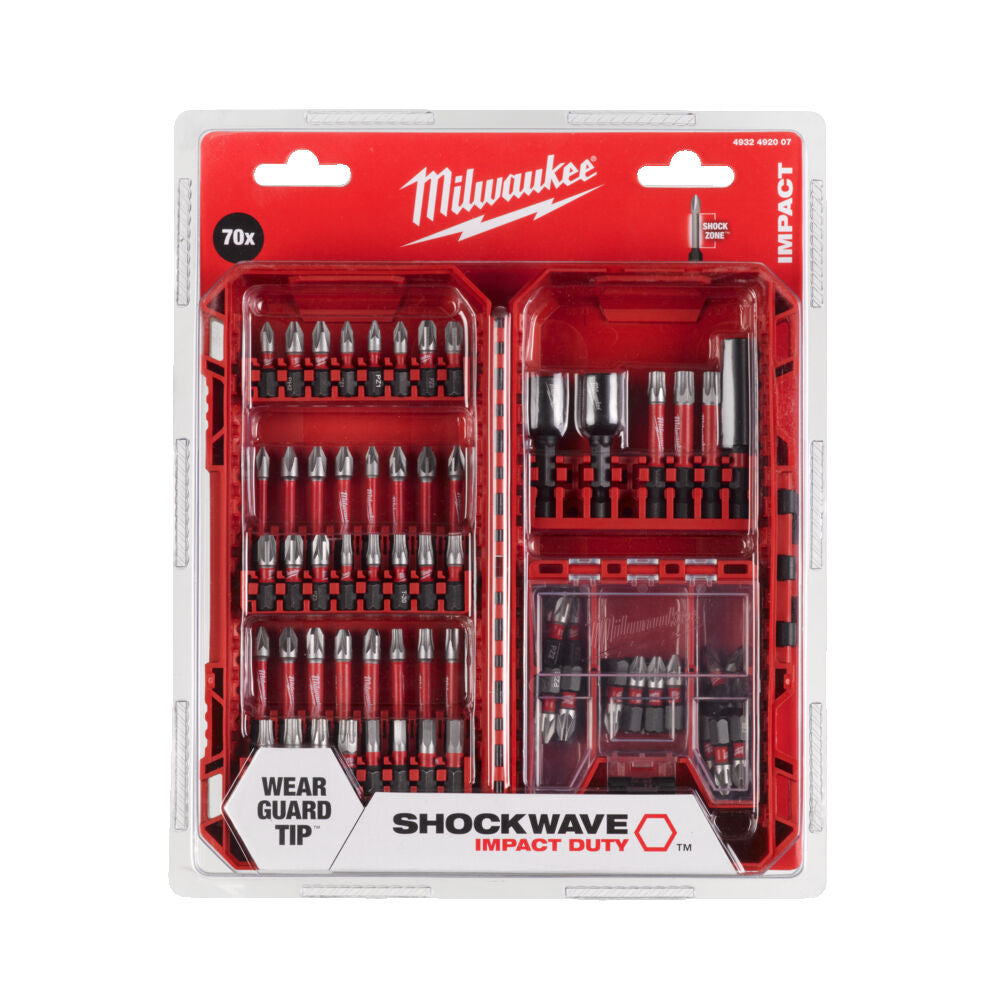 Milwaukee set inserti per avvitatura - 70 pezzi - cod. 4932492007 - Image 2
