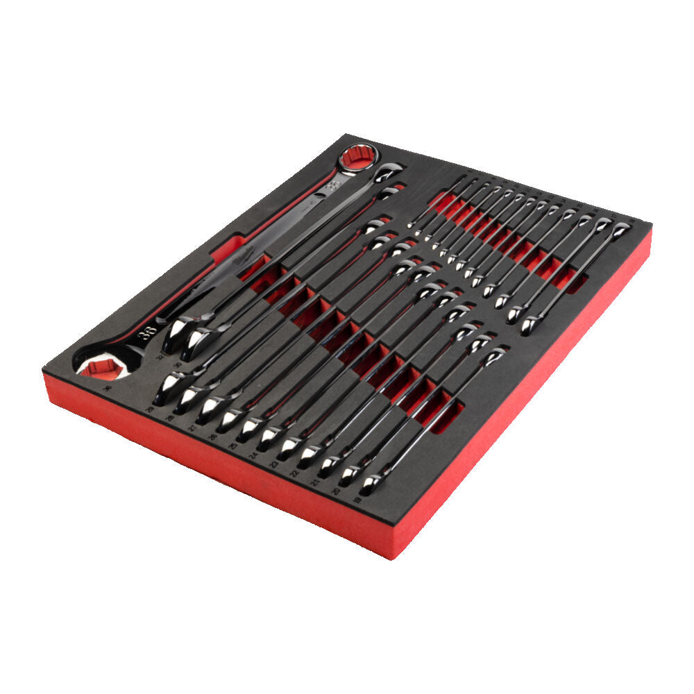 Milwaukee 4932493247 - Termoformato per cassettiere completo di set chiavi combinate - 27 pezzi - Image 2