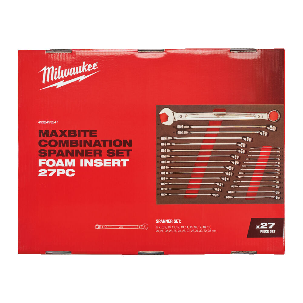 Milwaukee 4932493247 - Termoformato per cassettiere completo di set chiavi combinate - 27 pezzi - Image 5