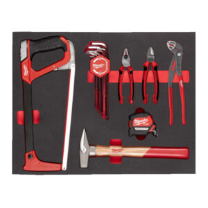 Milwaukee 4932493257 - Set di utensili generici in termoformato morbido - 15 pezzi