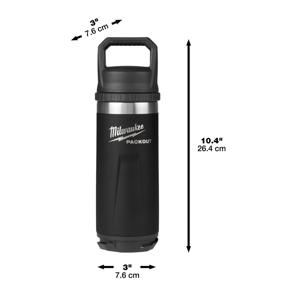Milwaukee 4932493992 - Borraccia packout 532 ML - Nera - Image 3