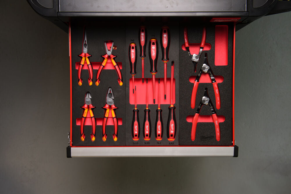 Milwaukee 4932493632 - Termoformato modulo morbido per cassettiere completo di pinze siger - Image 3