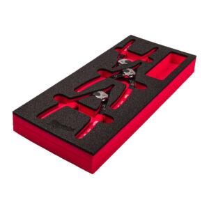 Milwaukee 4932493632 - Termoformato modulo morbido per cassettiere completo di pinze siger
