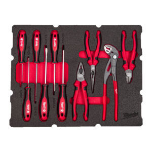 Milwaukee 4932493638 - Set giraviti e pinze in termoformato per cassettiere Packout