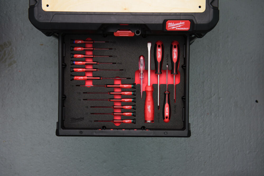 Milwaukee 4932493644 - Set di giraviti di precisione in termoformato per cassettiere Packout - 17 pezzi ( NO CONTRASSEGNO ) - Image 2