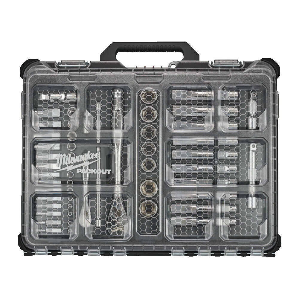 Milwaukee 4932493661 - Cassetta Packout con set bussole da 1/2 - Image 2