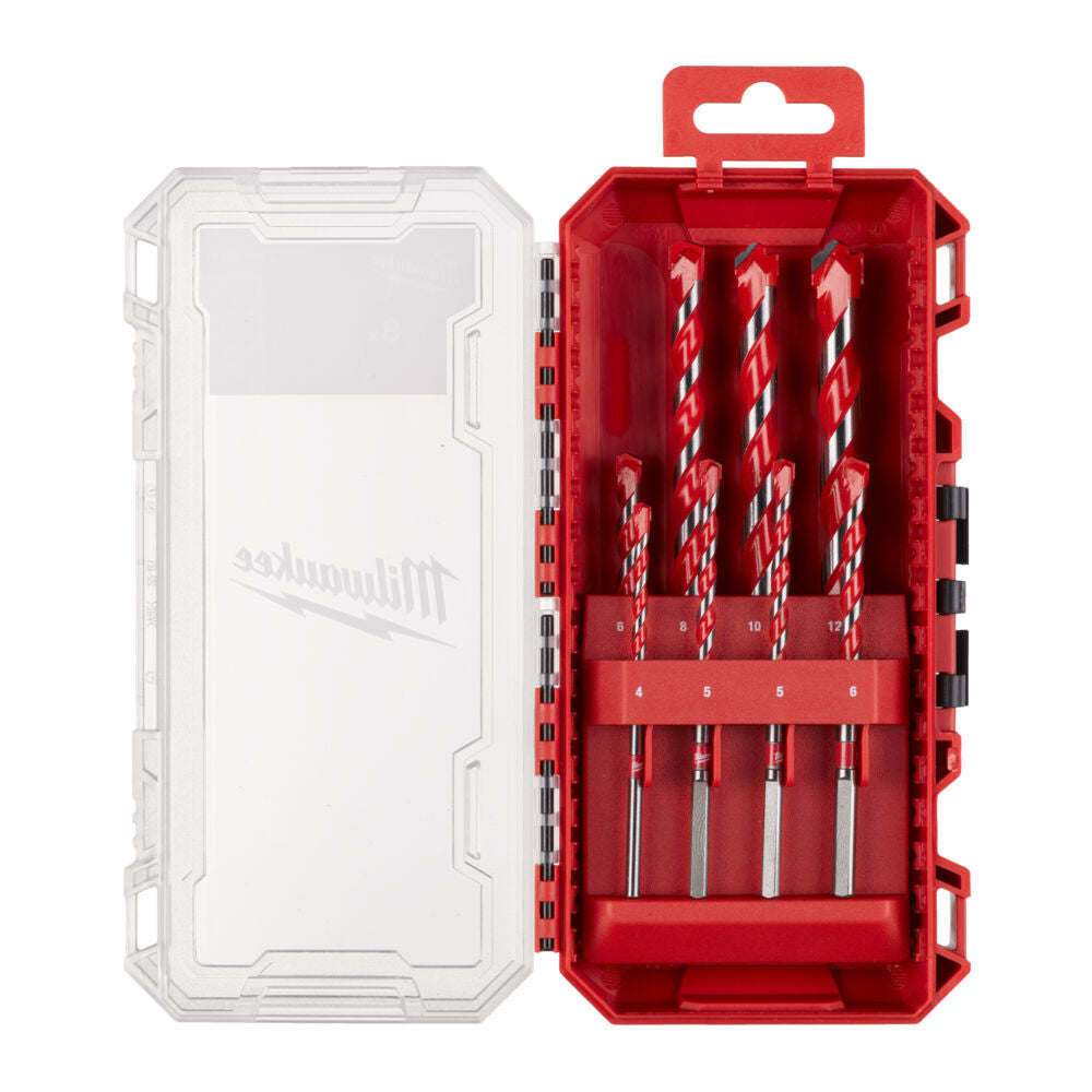 Milwaukee 4932493881 - Set punte premium per calcestruzzo - 8 pezzi