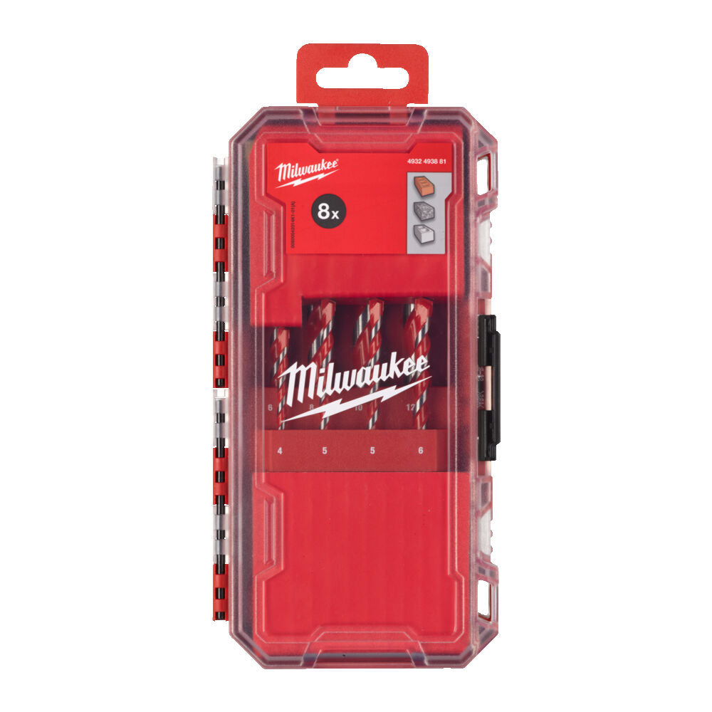 Milwaukee 4932493881 - Set punte premium per calcestruzzo - 8 pezzi - Image 2