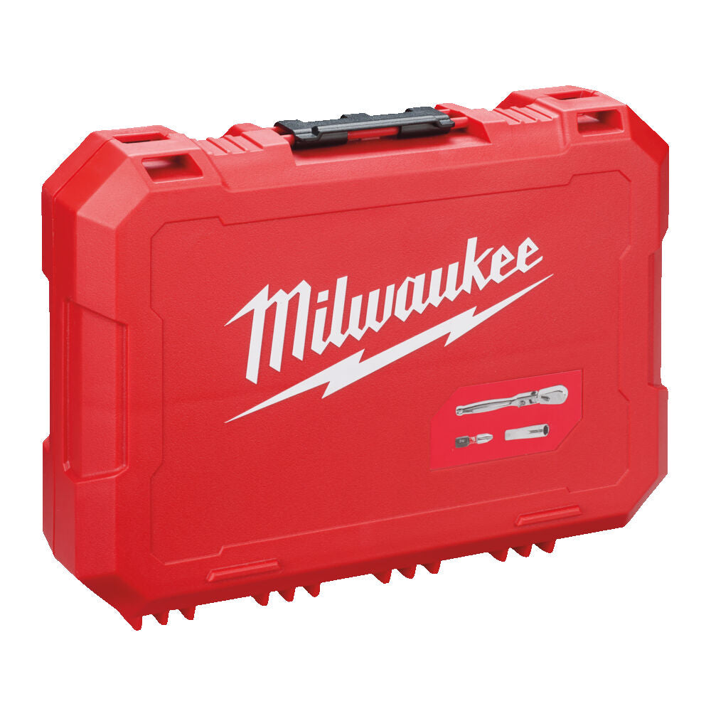 Milwaukee 4932498382 - Cassetta attrezzi con set di inserti, bussole e cricchetto da 1/4 - Image 4