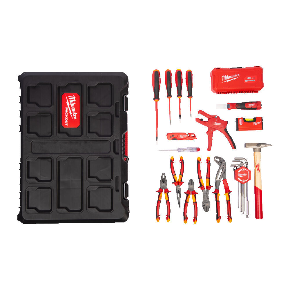 Milwaukee 4932499466 - Kit Packout per elettricisti - 62 utensili - Image 2