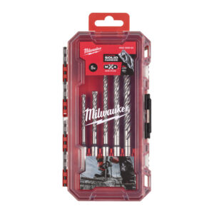 Milwaukee 4932500063 - Set punte SDS-Plus MX4 - 5 pezzi