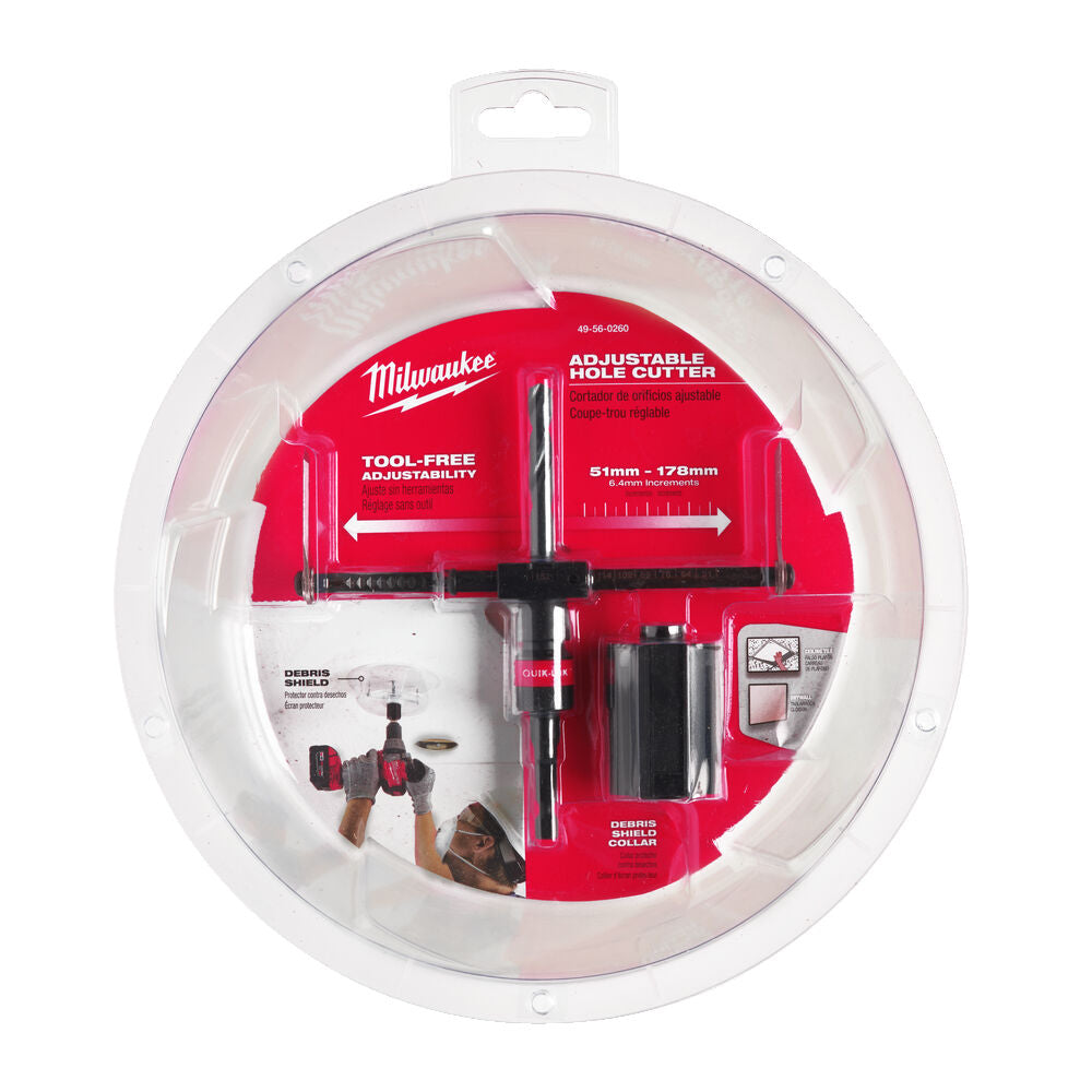 Milwaukee 49560260 - Sega a tazza regolabile da 51 a 178 mm - per cartongesso - Image 2