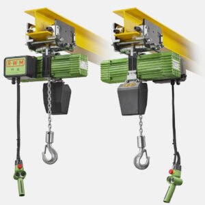RWM Paranco 500W8 serie W-CS Modificato con 4 Metri Catena e 3 Metri cavo Comandi