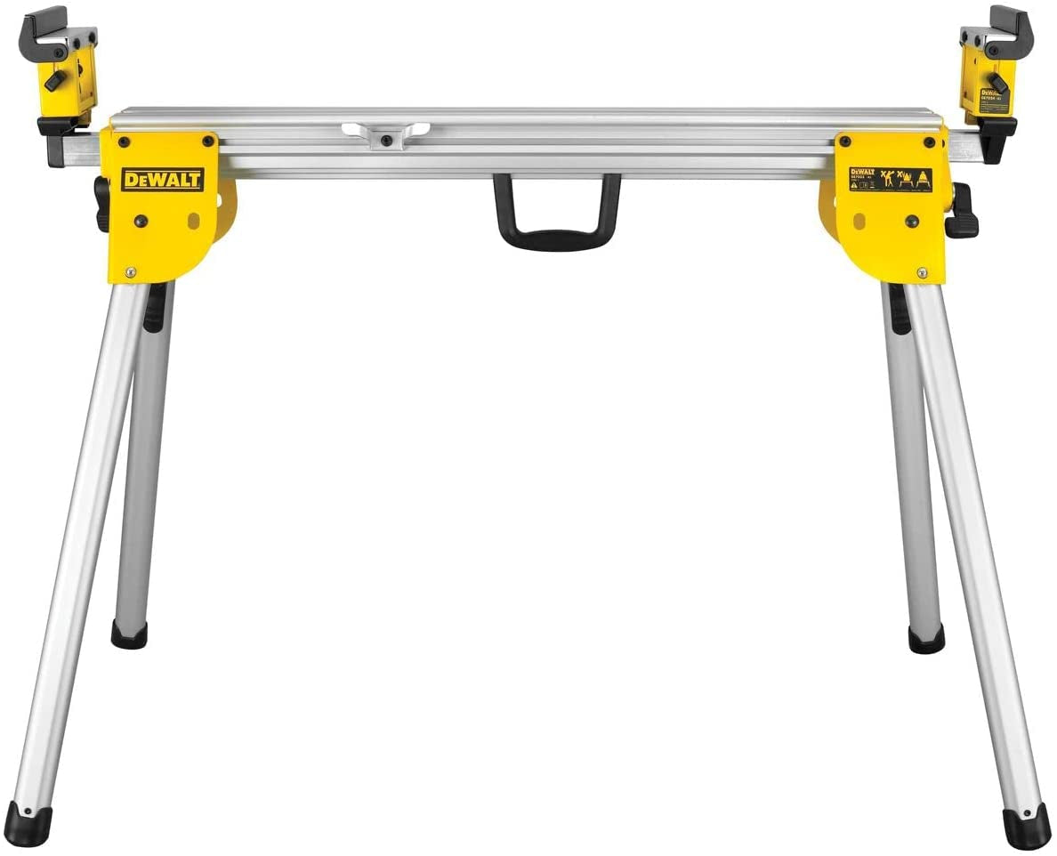 Dewalt DE7033-XJ - Cavalletto per troncatrici - 2.5m + Coppia di staffe e supporti poggia-pezzo