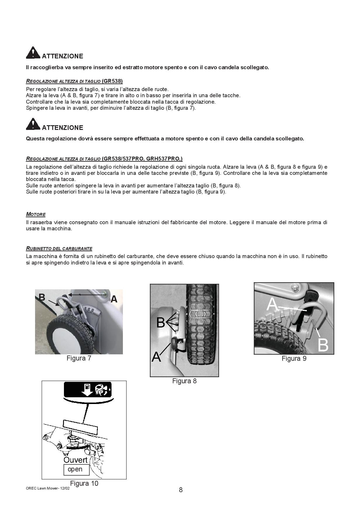 Rasaerba Orec GR537 PRO - trazionato 3 velocit?? - con piatto in alluminio e ALLESTIMENTO PRO - Image 4