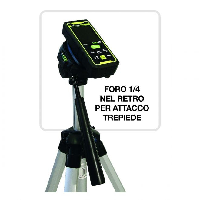 Metrica Green 61060 - Misuratore metro laser 60 metri - raggio verde - Image 2