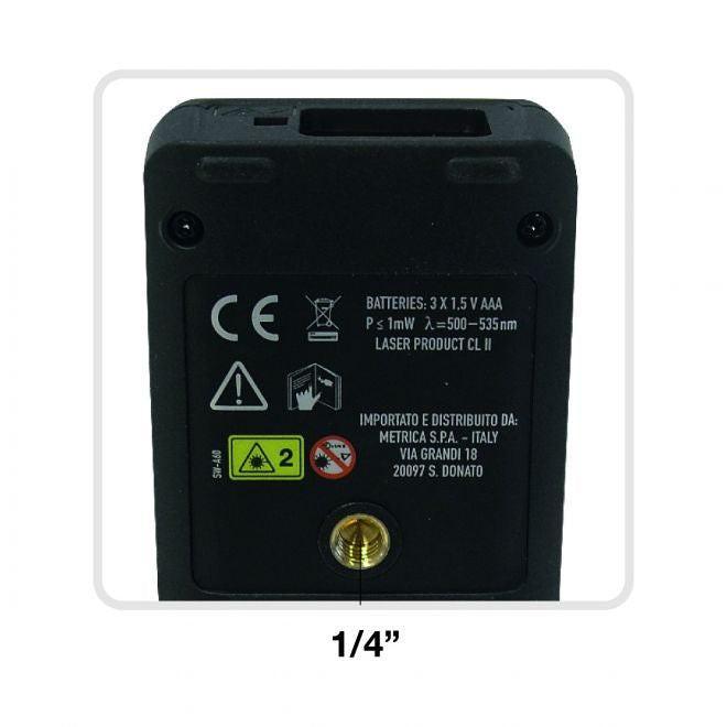 Metrica Green 61060 - Misuratore metro laser 60 metri - raggio verde - Image 4