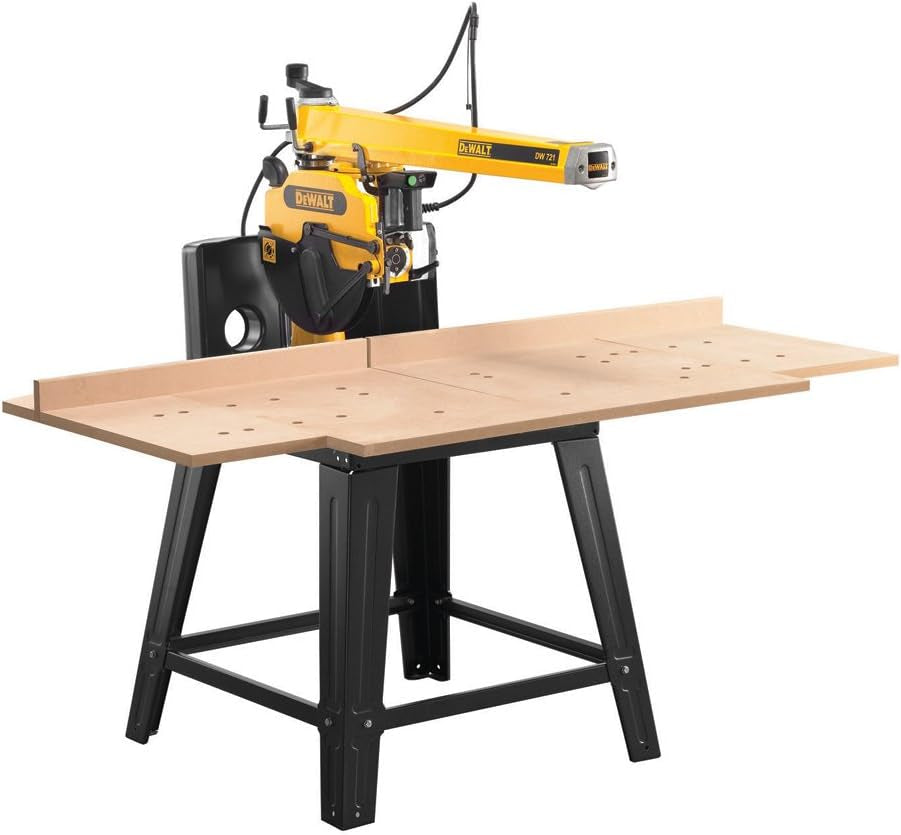 Dewalt DW721KN-QS - Squadratrice radiale con banco e disco da 300 mm - monofase