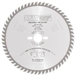 CMT 285.060.10M ( 250 X 3,2/2,2 X 30 - Z60 ) Lama Circolare serie industriale per legno