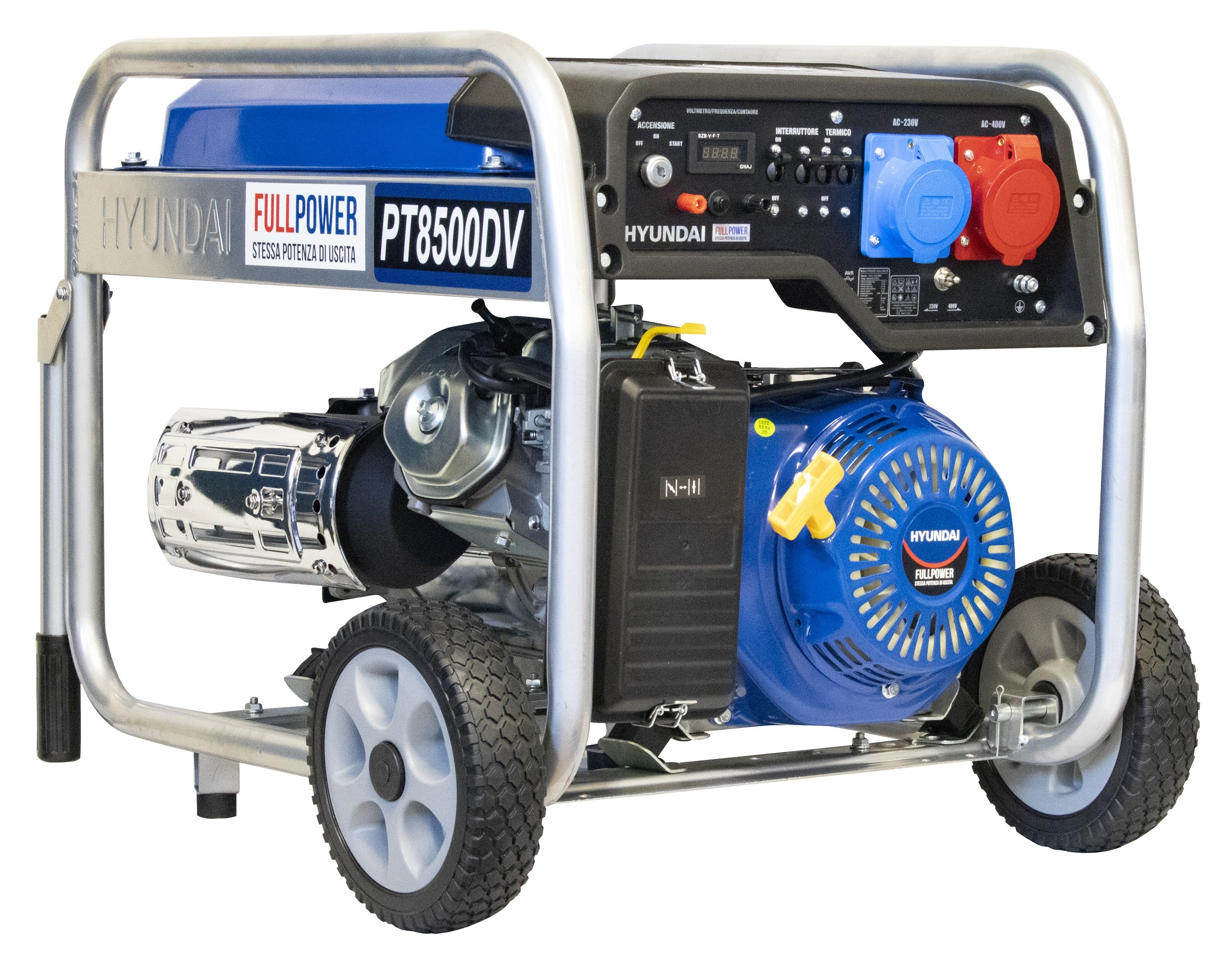 Hyundai 65018 Generatore di corrente max 8,5 Kw - 220V / 380V