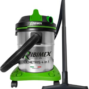 Ribimex CENETRIS 4in1 - Aspiracenere aspira polvere, liquidi, e soffiante 1200 watt 20 litri , MADE IN ITALY