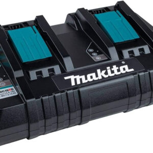 Caricabatterie veloce con doppio slot, Makita DC18RD (14,4V - 18V)