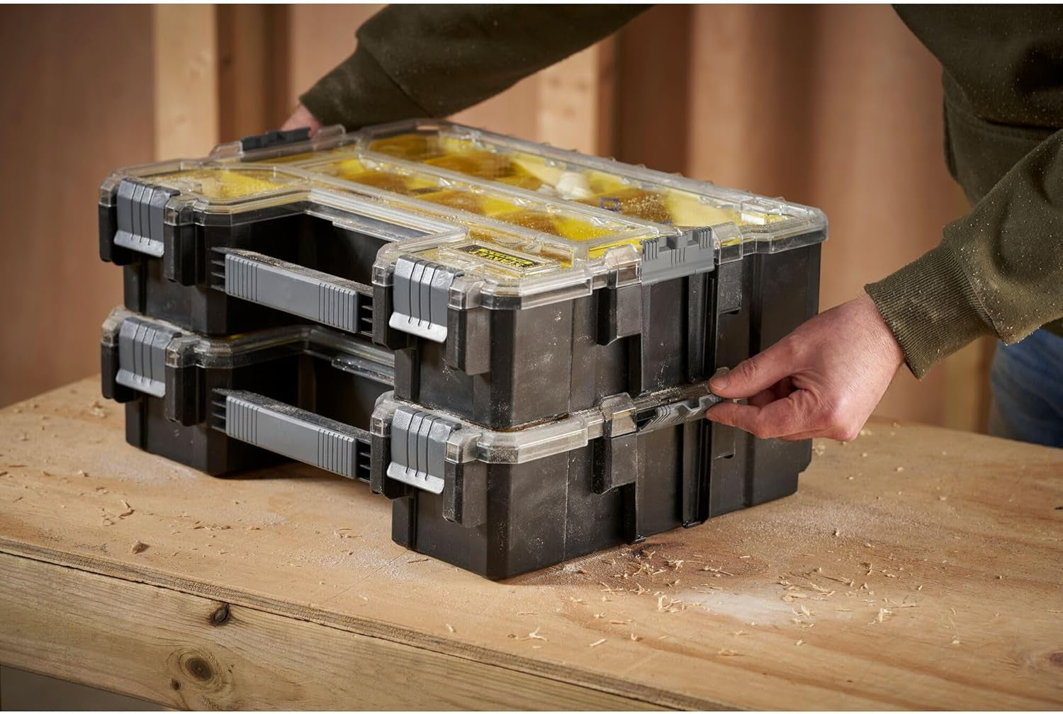 Stanley 1-97-521 - Organizer valigetta porta attrezzi a 10 scomparti FATMAX - Image 5