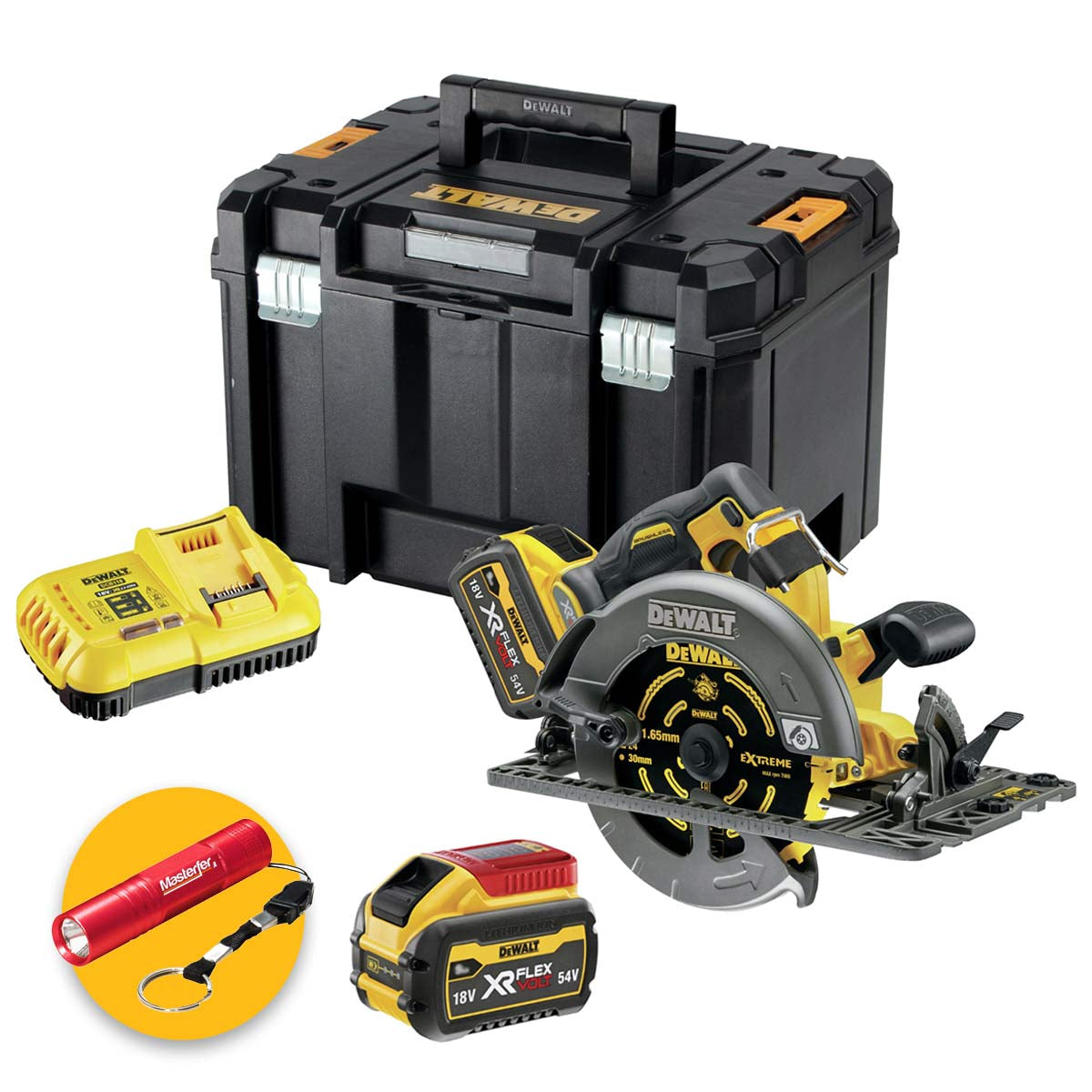 Dewalt DCS579X2-QW - Sega circolare 54V XR FLEXVOLT 2x 9Ah