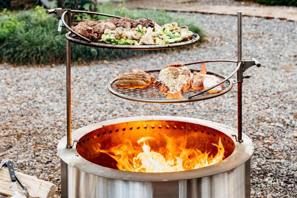 Smokeless Fire Pit Grilling Bundle - Image 3