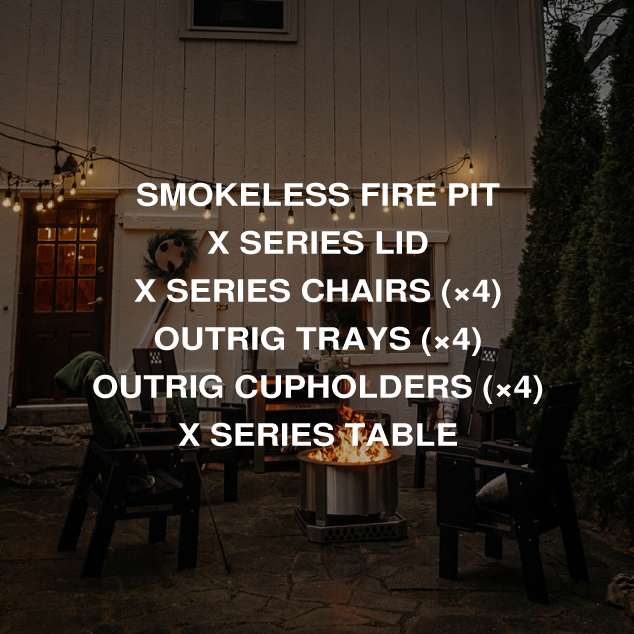 X Series Total Patio Fire Pit Bundle - Image 2