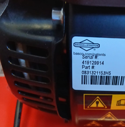 Arieggiatore SABO 38-BV 054570 Larghezza lavoro 38 cm Briggs u0026 Stratton - Image 4