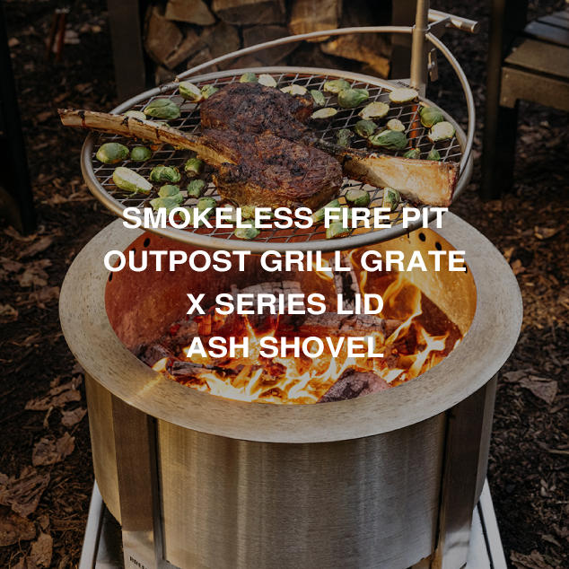 Smokeless Fire Pit Grilling Bundle - Image 2