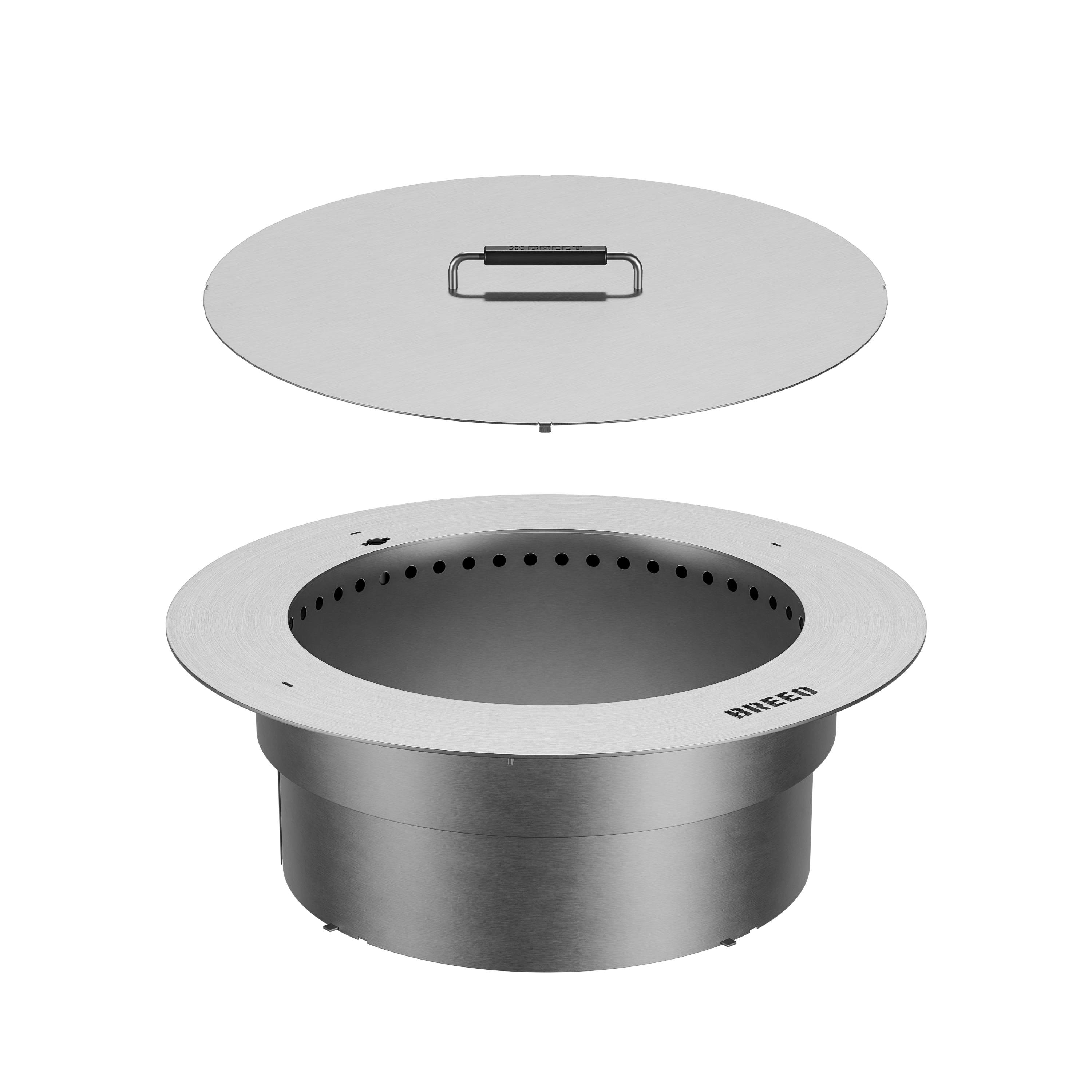 Zentro Stainless Steel Smokeless Fire Pit Insert - Image 6