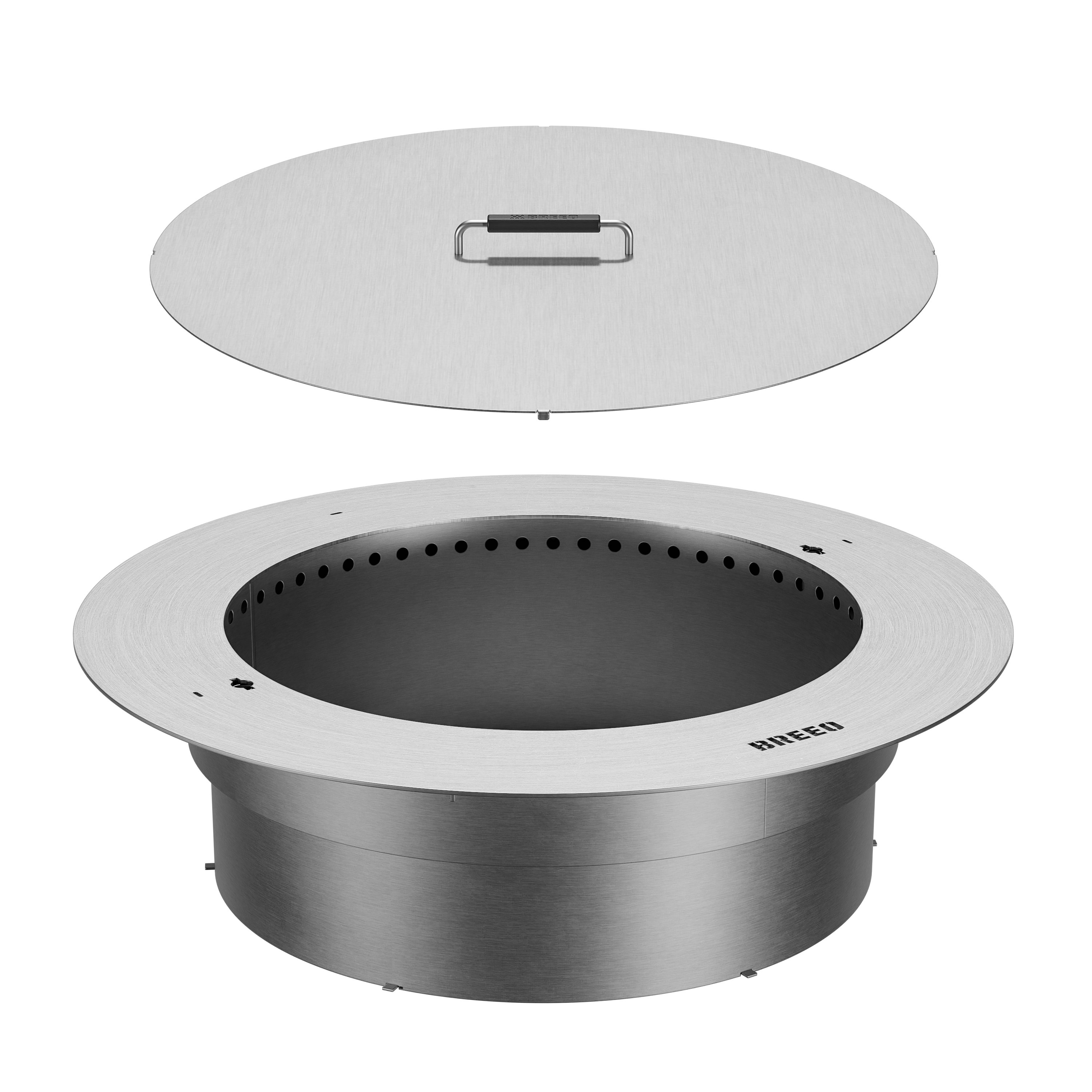 Zentro Stainless Steel Smokeless Fire Pit Insert - Image 7