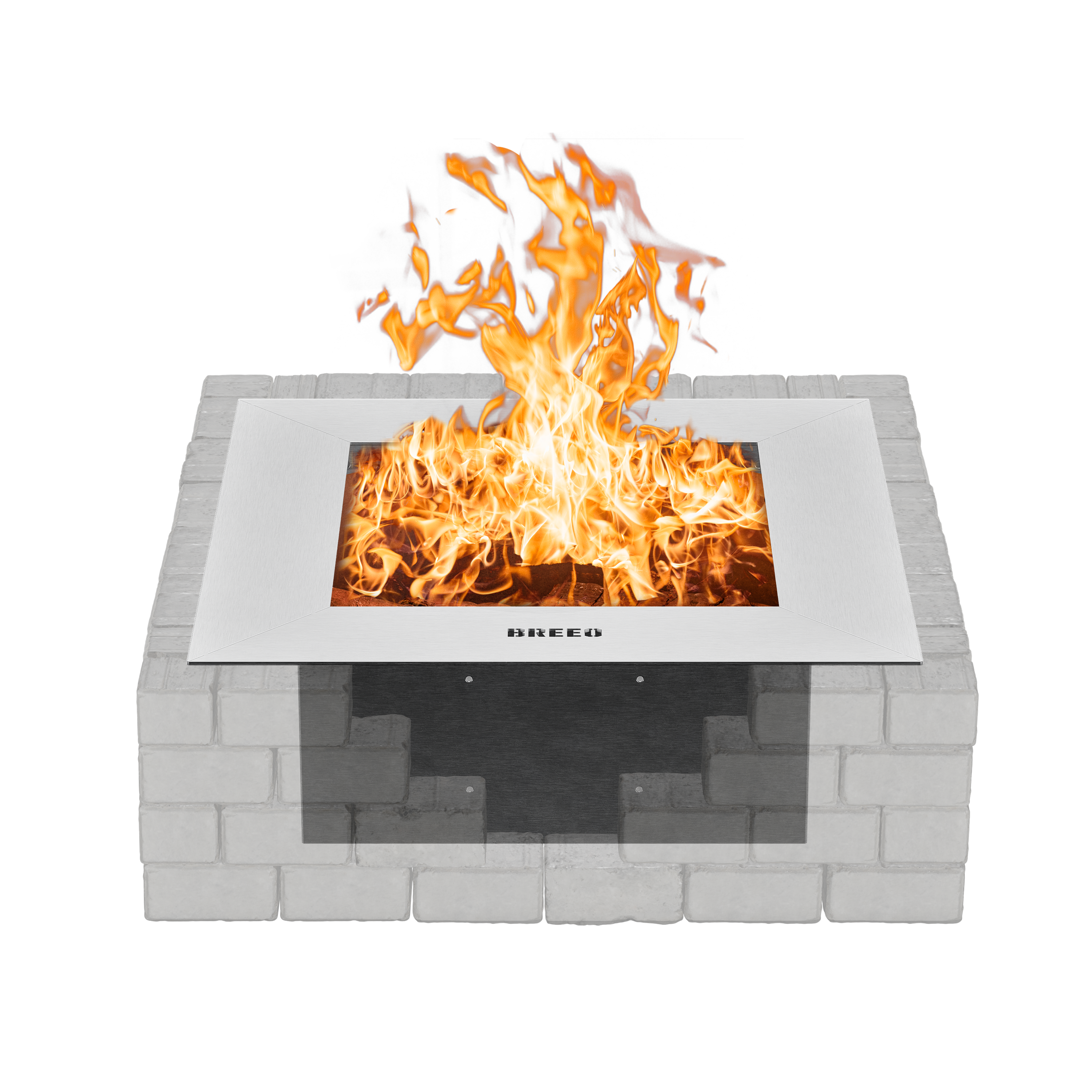 Zentro Stainless Steel Smokeless Fire Pit Insert - Image 13