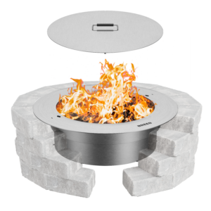 Zentro Stainless Steel Smokeless Fire Pit Insert