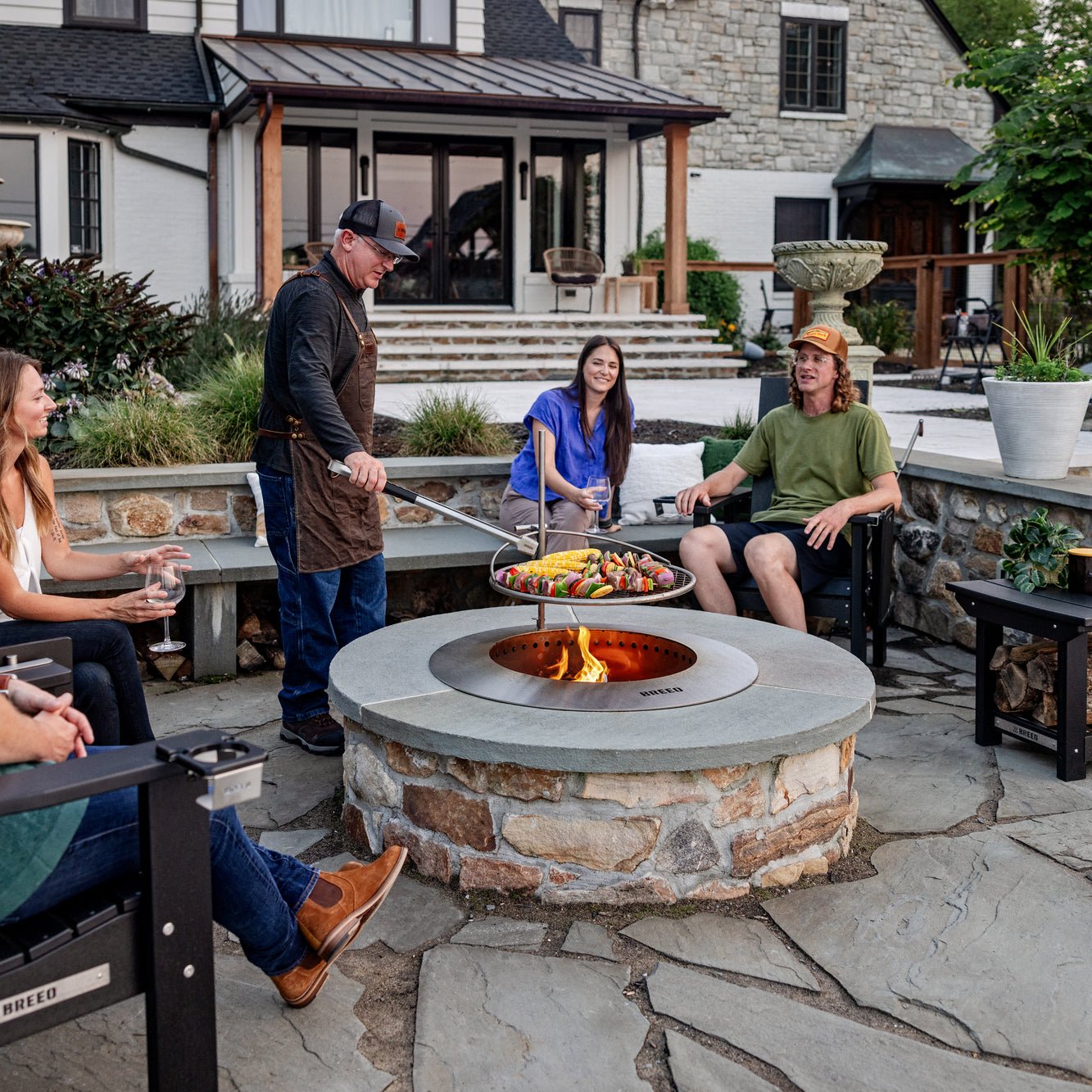 Zentro Stainless Steel Smokeless Fire Pit Insert - Image 4
