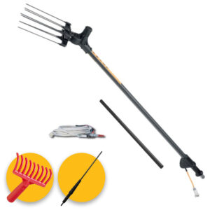 Abbacchiatore olive a batteria Aima TWIST Standard 12V con asta da 210 cm - 270W