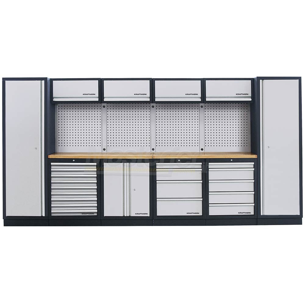 Kraftwerk 3964F - Arredamento officina a 6 elementi con piano in legno - Image 5