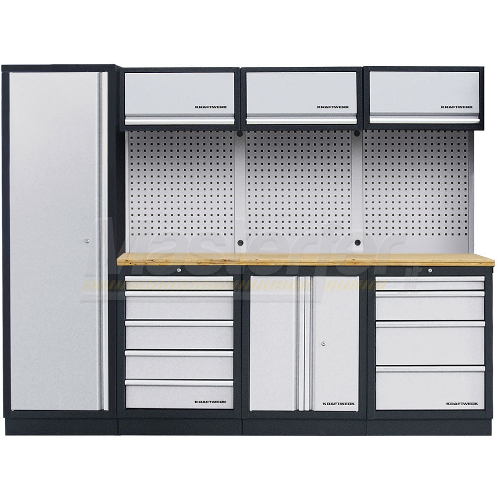 Kraftwerk 3964B - Arredamento officina a 4 elementi con piano in legno - Image 5