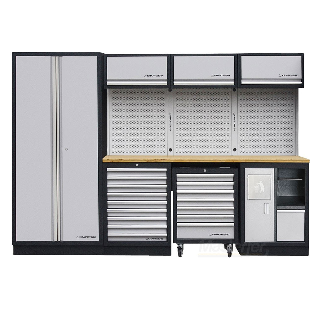 Kraftwerk 3964D - Arredamento officina a 4 elementi con piano in legno - Image 4