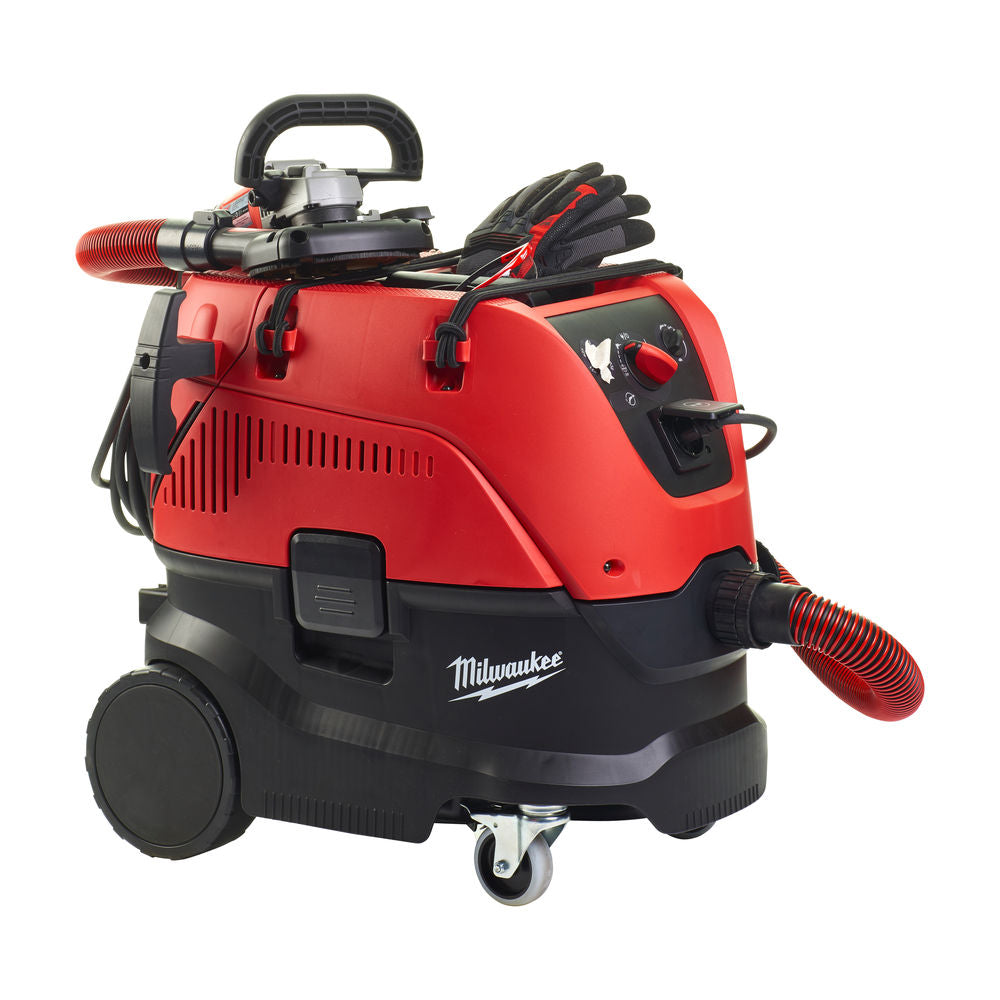 Milwaukee AS 30 LAC - Aspiratore solidi/liquidi 30L classe L scuotifiltro automatico 220V - Image 3