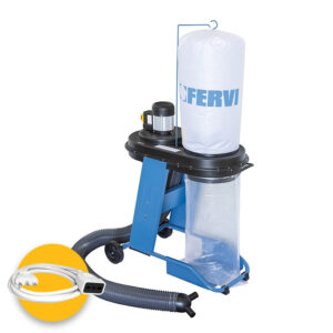 Fervi 0507 - Aspiratore per trucioli 550w , portata aria 900m3/h