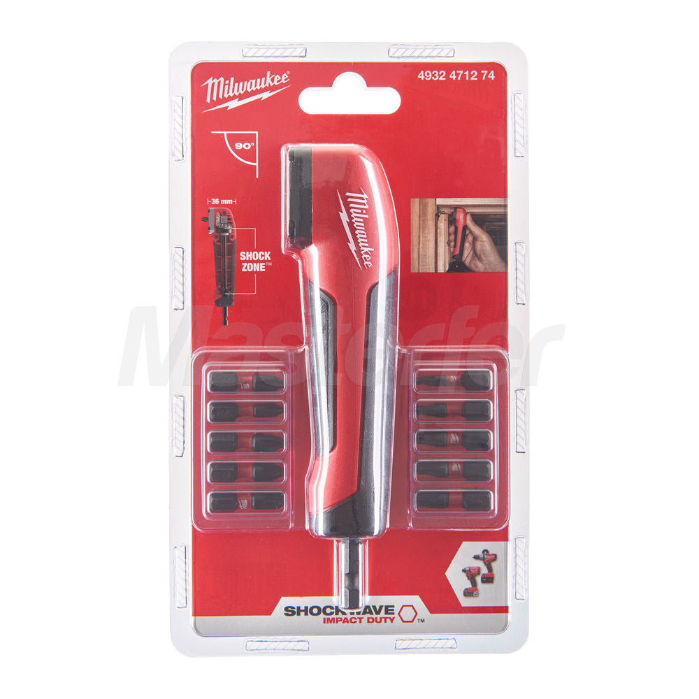 Milwaukee 4932471274 - Attacco ad angolo retto per inserti avvitatore