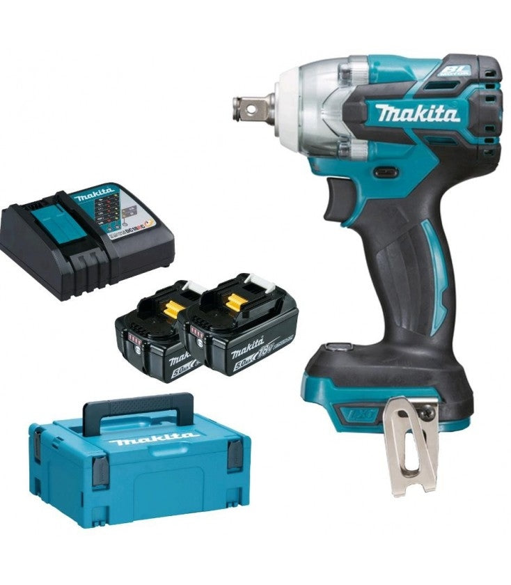 Makita DTW285RTJ Avvitatore ad impulsi 18V 1/2 + 2 batterie 5Ah con OMAGGIO - Image 5