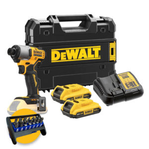 Dewalt DCF840D2T-QW - Avvitatore ad impulsi compatto 18V, attacco da 1/4